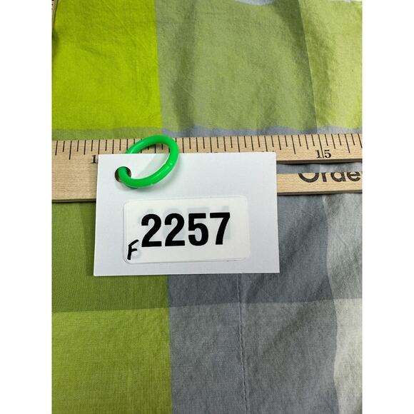 Fox Racing Shirt Womens XL Green Grey Plaid Button‎ Up Long Sleeve Lightweight - Picture 10 of 10